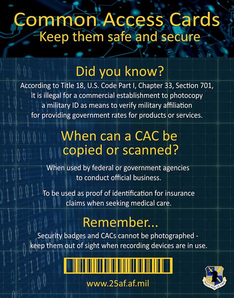 dod cac card rfid|cac security card requirements.